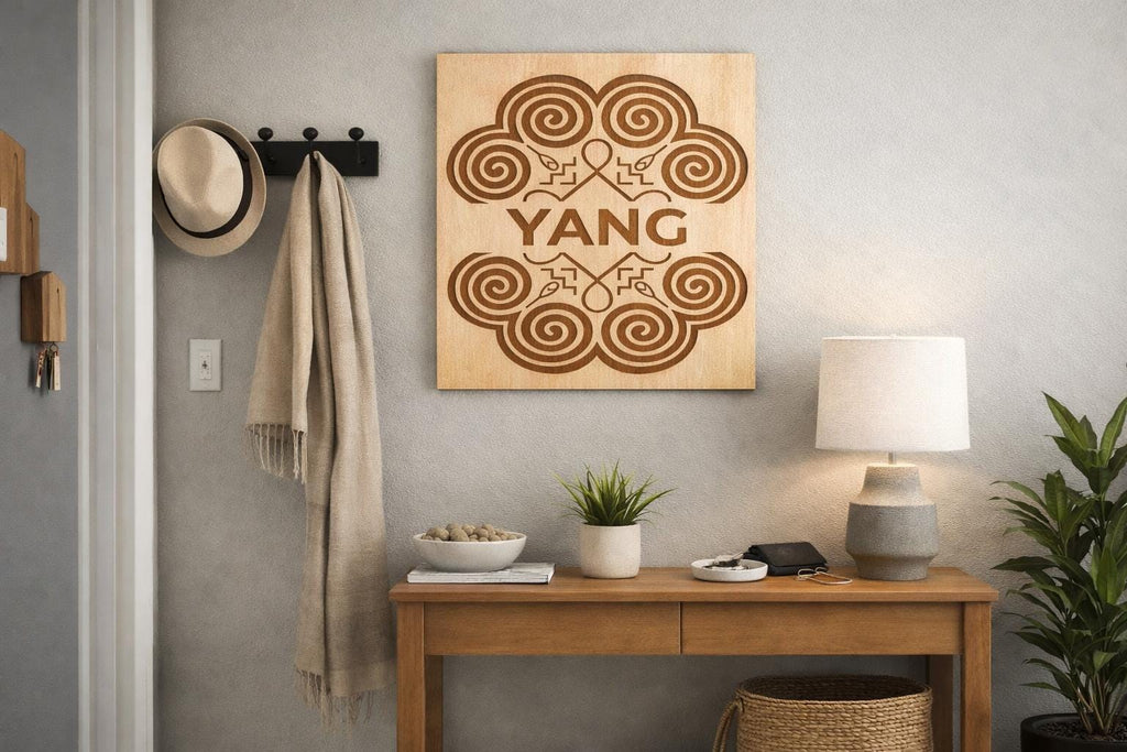 Custom Laser Engraved Wood Art | 12x12 Personalized Name Sign, Rustic Decor