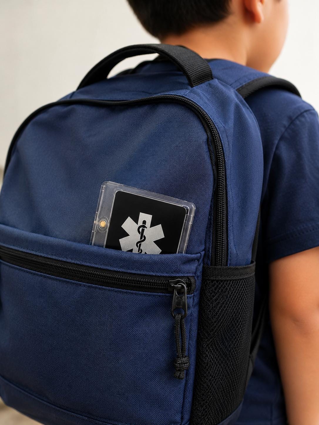Personalized Emergency Medical ID Card with Free Magnetic Storage Case