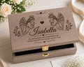 Personalized Wooden Memory Box | Custom Engraved Keepsake Gift