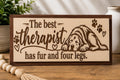Dog Lover Wood Sign – Laser Engraved Dog Decor, Pet Gift (11.875" W x 6" H)
