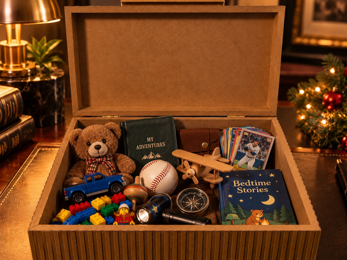 Personalized Christmas Keepsake Box, Custom Engraved Memory Box for Kids, Letters to Santa, Christmas Eve Gift, Holiday Gift