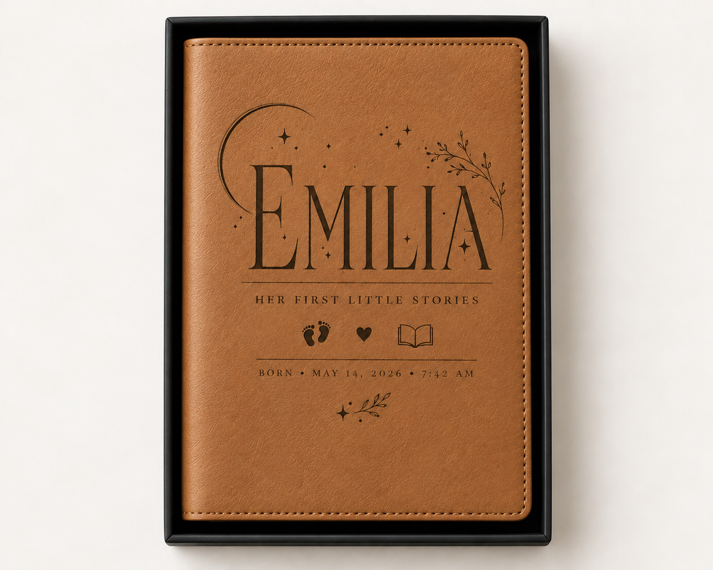 Personalized Laserette® Journal | Custom Name Engraved Notebook, Gift Ready