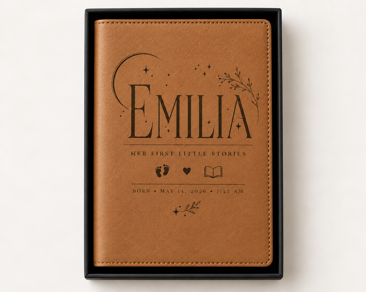 Personalized Laserette® Journal | Custom Name Engraved Notebook, Gift Ready