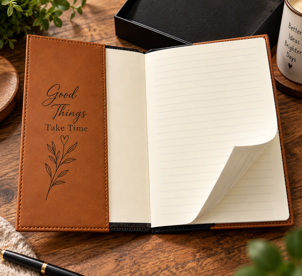 Personalized Laserette® Journal | Custom Name Engraved Notebook, Gift Ready