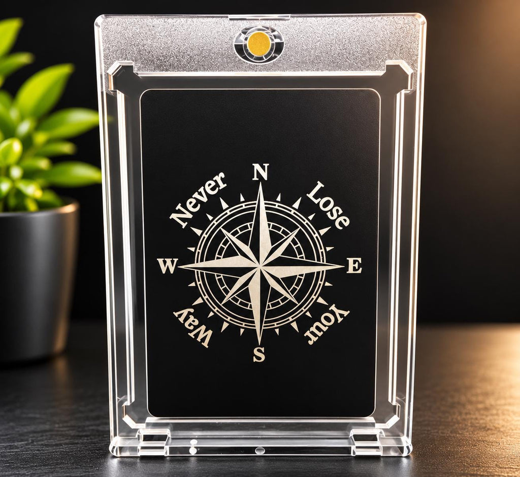 Personalized Metal Card for Son or Daughter, Double-Sided Engraved Keepsake Gift